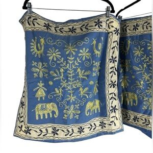 Vintage April Cornell 24 inch embroidered pillow cases